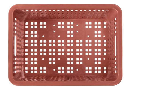 Fietskrat Basil Crate small 17,5 liter 29 x 39 x 20 cm  - terra red