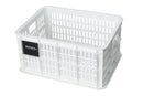 Fietskrat Basil Crate small 17,5 liter 29 x 39 x 20 cm - bright white