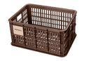Fietskrat Basil Crate small 17,5 liter 29 x 39 x 20 cm - chocolate brown