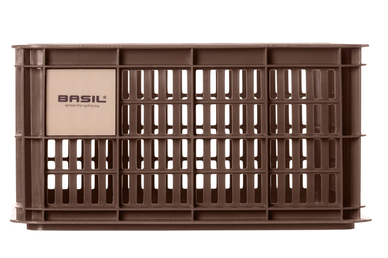 Fietskrat Basil Crate small 17,5 liter 29 x 39 x 20 cm - chocolate brown
