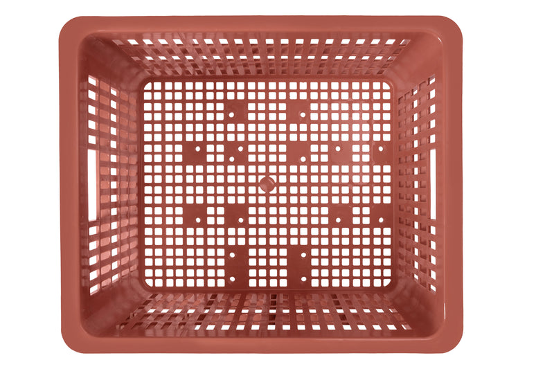 Fietskrat Basil Crate medium 27 liter 34 x 40 x 25 cm - terra red