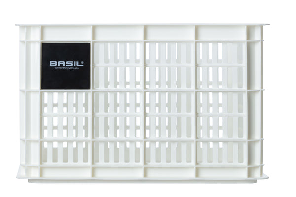 Fietskrat Basil Crate medium 27 liter 34 x 40 x 25 cm - bright white