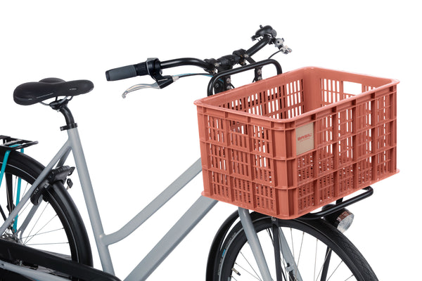 Fietskrat Basil Crate large 40 liter 34 x 49 x 27 cm - terra red