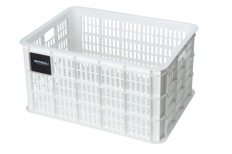 Fietskrat Basil Crate large 40 liter 34 x 49 x 27 cm - bright white