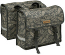 Dubbele fietstas New Looxs Fiori Double 30 liter 37 x 12,5 x 33 cm (2x) - forest anthracite