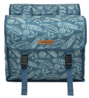 Dubbele fietstas New Looxs Fiori Double 30 liter 37 x 12,5 x 33 cm (2x) - forest blue
