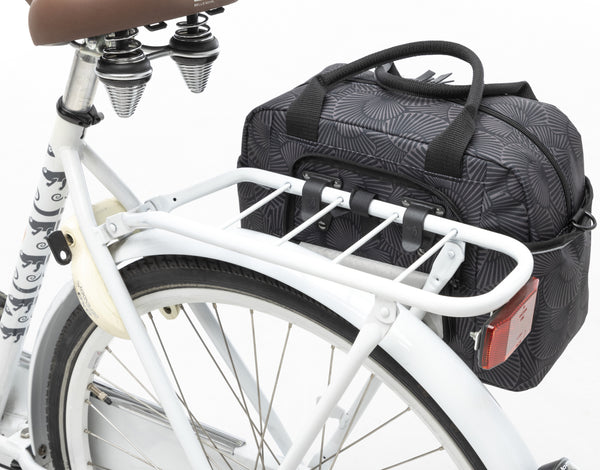 Fietstas New Looxs Bari 13 liter 27 x 26 x 18 cm - selo black