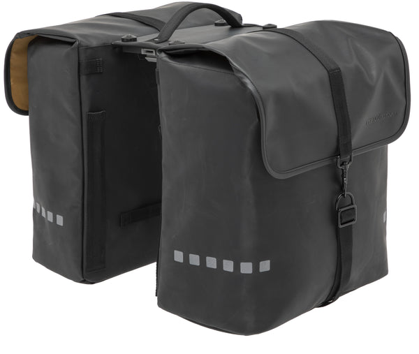 Dubbele fietstas New Looxs Odense Double MIK 39 liter 34 x 16 x 38 cm (x2) - zwart