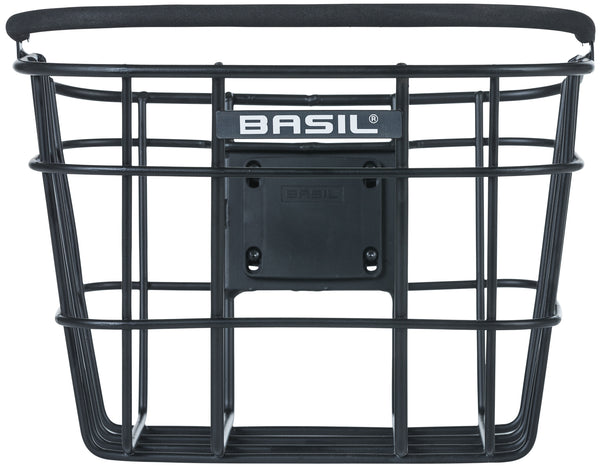 Fietsmand Basil Bremen Alu KF 28 x 37 x 26 cm - zwart