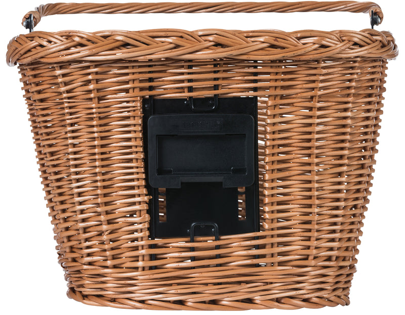 Fietsmand Basil Bremen Wicker KF 39 x 29 x 29 cm - naturel