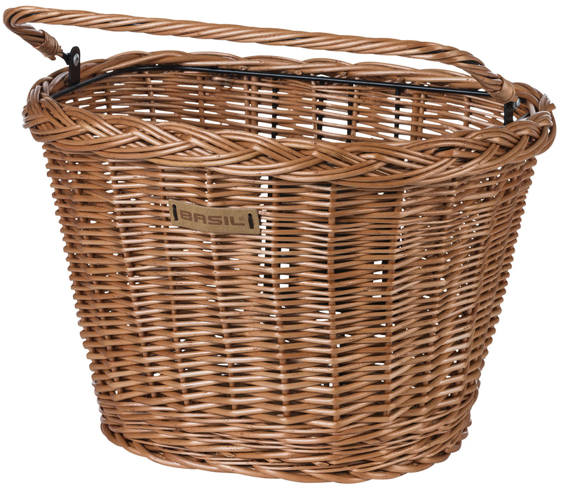 Fietsmand Basil Bremen Wicker KF 39 x 29 x 29 cm - naturel