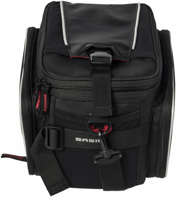 Bagagedragertas Basil Sport Design Trunkbag 7-15 liter 36 x 26 x 18 cm - zwart