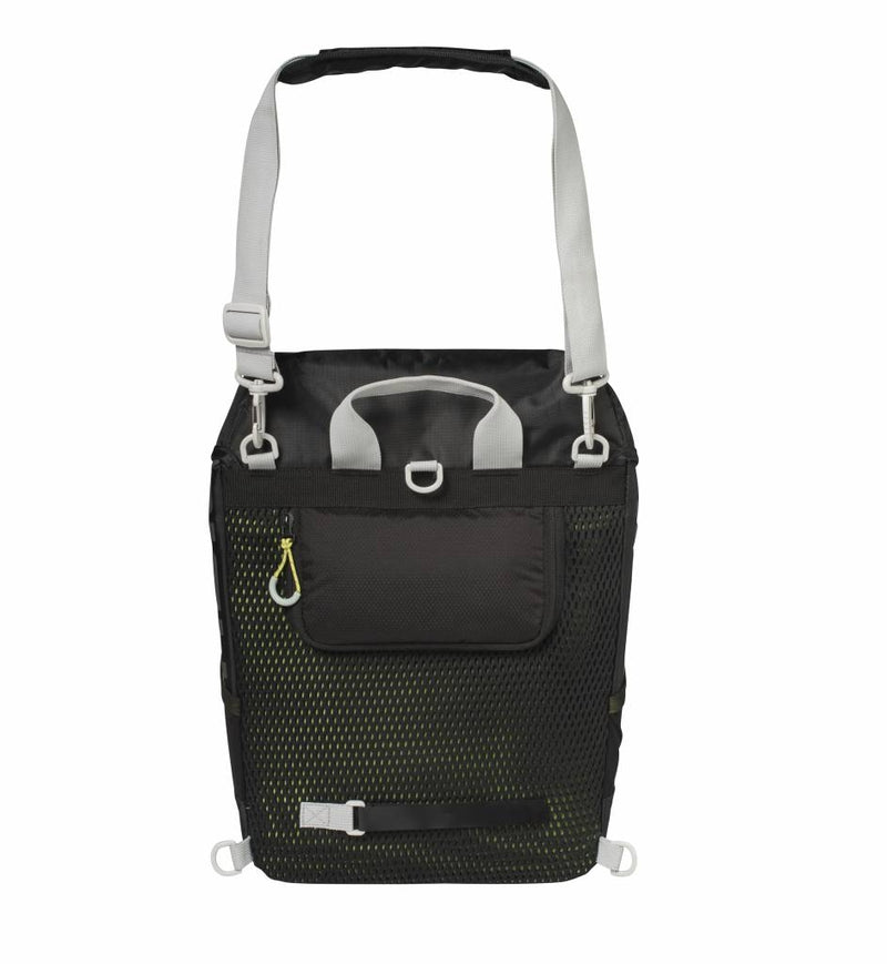 Fietsschoudertas Basil Miles Daypack 16 liter 33 x 17 x 41 cm zwart/lime-