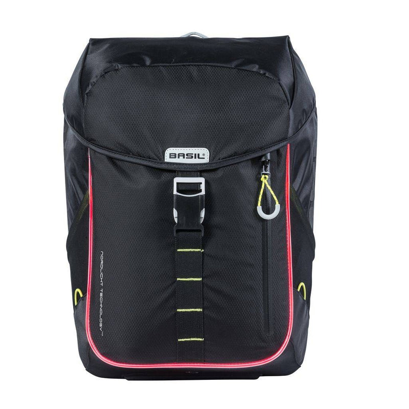 Fietsrugzak Basil Miles Daypack Nordlicht 17 liter 31 x 17 x 44 cm - zwart
