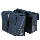 Dubbele fietstas Basil Forte 35 liter 41 x 15 x 34 cm - marineblauw / zwart