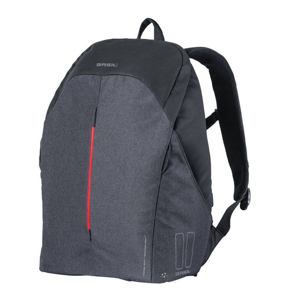 Fietsrugzak Basil B-Safe Backpack Nordlicht 18 liter 29 x 14 x 45 cm - zwart