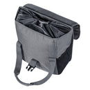 Fietstas Basil GO Single Bag 16 liter 33 x 17 x 41 cm - grijs