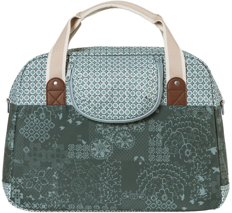 Fietstas Basil Bohème Carry All 18 liter 44 x 17 x 31 cm - groen