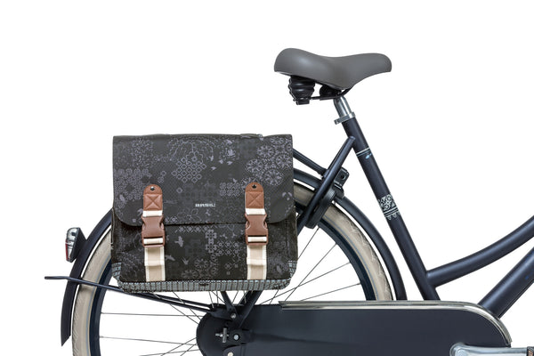 Dubbele fietstas Basil Bohème Carry All - 35 liter - zwart