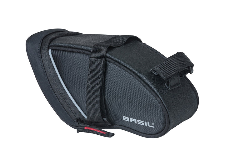 Zadeltas Basil Sport Design Wedge 1 liter 23 x 6 x 18 cm - zwart