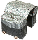 Dubbele fietstas Basil Bohème MIK 35 liter 37 x 15 x 37 cm - charcoal