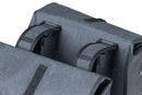 Dubbele fietstas Basil Urban Dry 50 liter 36 x 17 x 42 cm - charcoal melee