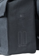 Dubbele fietstas Basil Urban Dry 50 liter 36 x 17 x 42 cm - charcoal melee