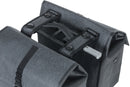 Dubbele fietstas Basil Urban Dry MIK 50 liter 36 x 17 x 42 cm - charcoal melee