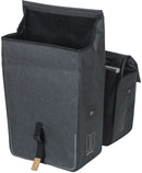 Dubbele fietstas Basil Urban Dry MIK 50 liter 36 x 17 x 42 cm - charcoal melee