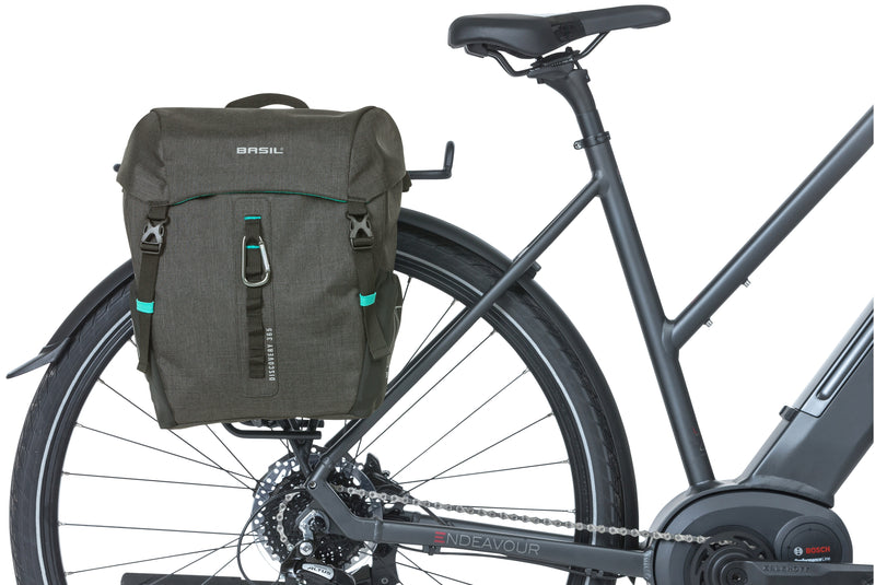 Enkele fietstas Basil Discovery 365D 9 liter 30 x 14 x 31 cm - black melee
