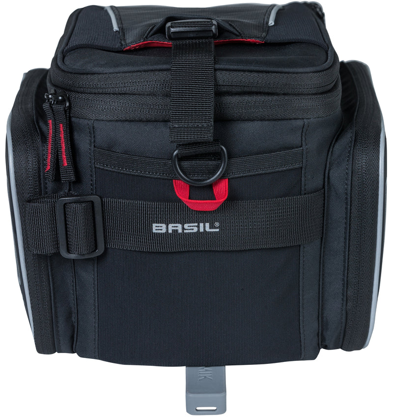 Bagagedragertas Basil Sport Design Trunkbag MIK 7 tot 15 liter 36 x 26 x 18 cm - zwart