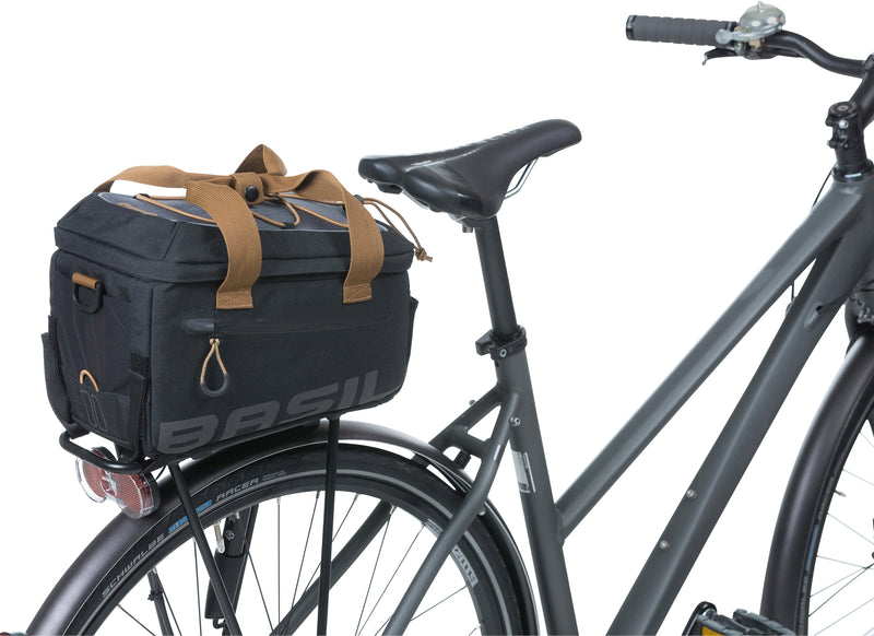 Bagagedragertas Basil Miles Trunkbag 7 liter 32 x 19 x 21 cm - black slate