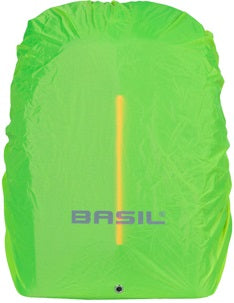 Fietsrugzak voor 13"  laptop Basil B-Safe Commuter Nordlicht 13 liter 26 x 13 x 40 cm - olijfgroen