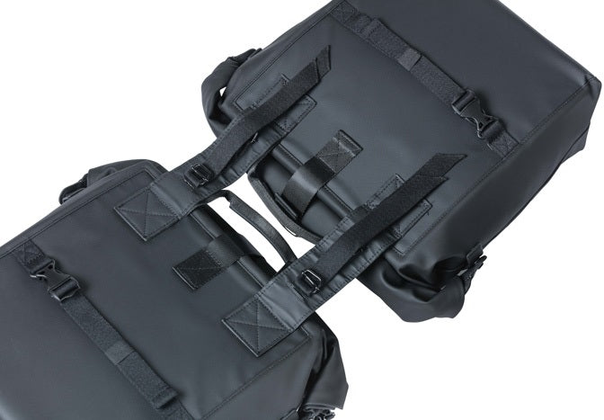 Dubbele fietstas Basil SoHo Nordlicht 41 liter 31 x 13 x 37 cm - zwart