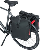 Dubbele fietstas Basil SoHo Nordlicht 41 liter 31 x 13 x 37 cm - zwart