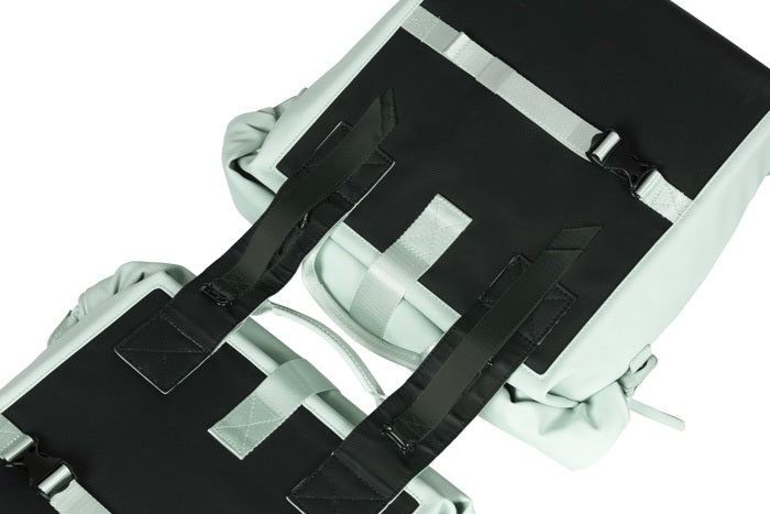 Dubbele fietstas Basil SoHo Nordlicht 41 liter 31 x 13 x 37 cm - pastel groen