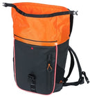 Fietsrugzak Basil Miles Tarpaulin Nordlicht 17 liter 31 x 17 x 44 cm - zwart/ oranje