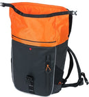 Fietsrugzak Basil Miles Tarpaulin Nordlicht 17 liter 31 x 17 x 44 cm - zwart/ oranje