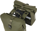 Dubbele fietstas Basil SoHo Nordlicht MIK 41 liter 31 x 13 x 37 cm - mosgroen