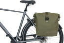 Dubbele fietstas Basil SoHo Nordlicht MIK 41 liter 31 x 13 x 37 cm - mosgroen