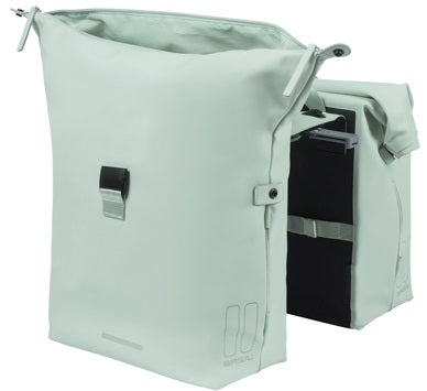 Dubbele fietstas Basil SoHo Nordlicht MIK 41 liter 31 x 13 x 37 cm - pastel groen