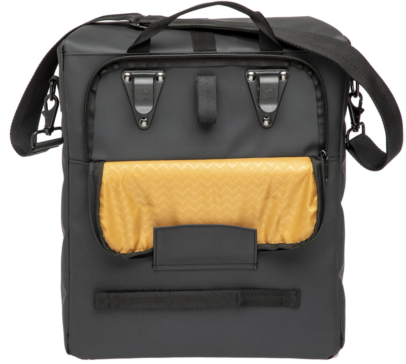 Fietstas New Looxs Odense Single 17,5 liter 32 x 16 x 38 cm - zwart