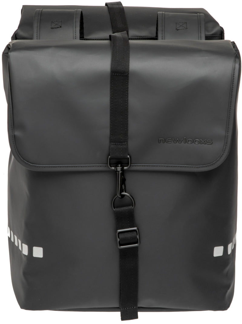 Dubbele fietstas New Looxs Odense 39 liter 34 x 16 x 38 cm (x2) - zwart