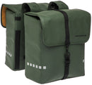 Dubbele fietstas New Looxs Odense 39 liter 34 x 16 x 38 cm (x2) - groen