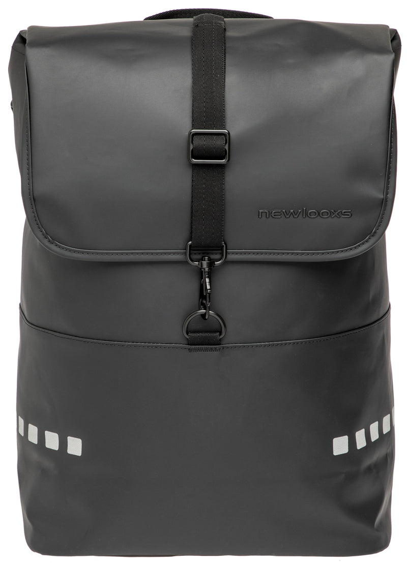 Rugzak New Looxs Odense Backpack 18 liter 30 x 17 x 43 cm - zwart