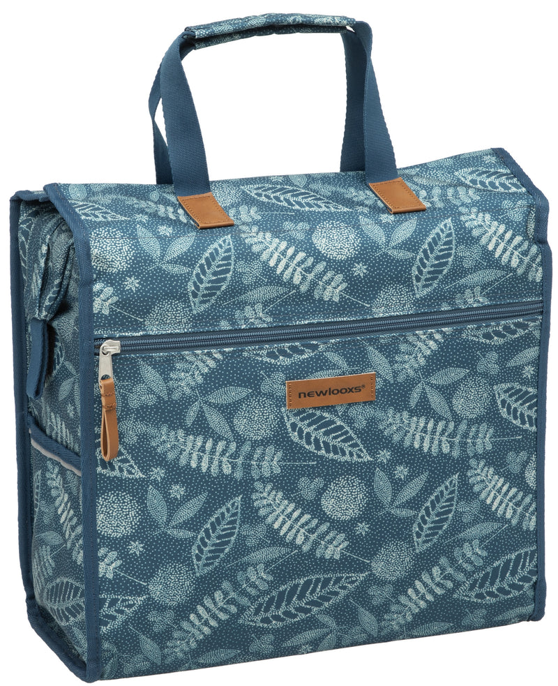Enkele fietstas New Looxs Lilly 18 liter 35 x 16 x 32 cm - forest blue