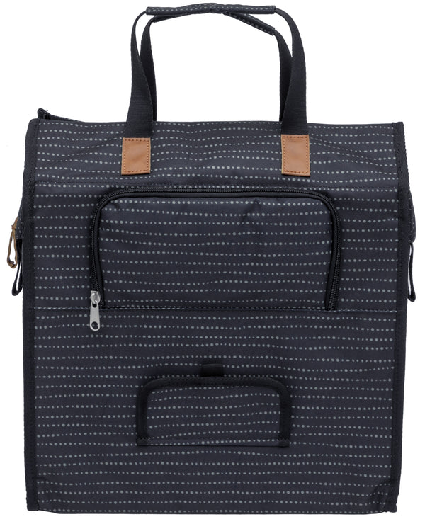 Fietstas New Looxs Lilly 18 liter 35 x 32 x 16 cm - nomi black