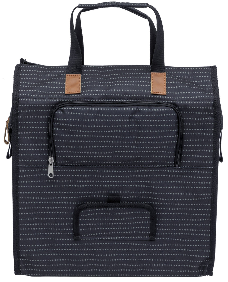 Fietstas New Looxs Lilly 18 liter 35 x 32 x 16 cm - nomi black