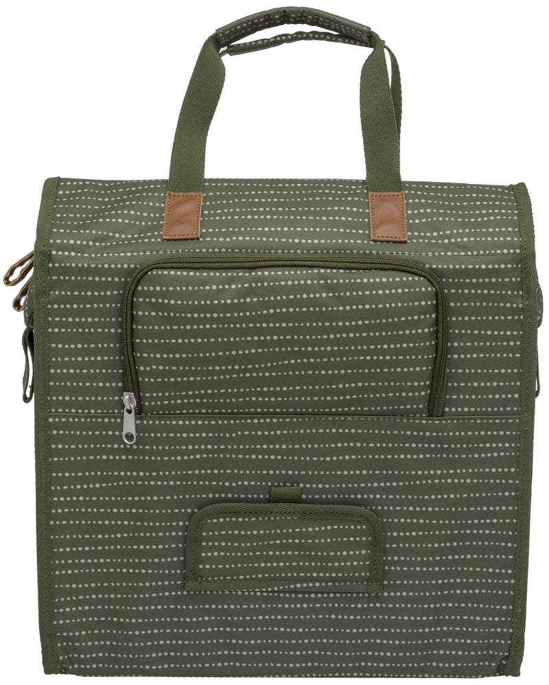 Fietstas New Looxs Lilly 18 liter 35 x 32 x 16 cm - nomi  green