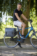 Dubbele fietstas New Looxs Bisonyl 46 liter 39 x 33 x 18 cm (2x) - grijs